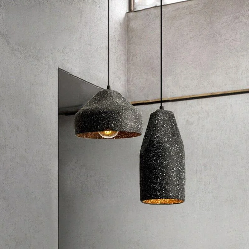 Homeko Cement Iron Industrial Style Pendant Light -