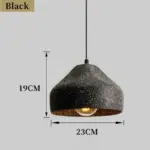 Homeko Cement Iron Industrial Style Pendant Light