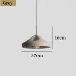 Homeko Cement Iron Industrial Style Pendant Light