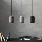 Homeko Cement LED Stone Pendant Lamp