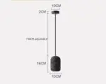 Homeko Cement LED Stone Pendant Lamp