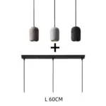 Homeko Cement LED Stone Pendant Lamp