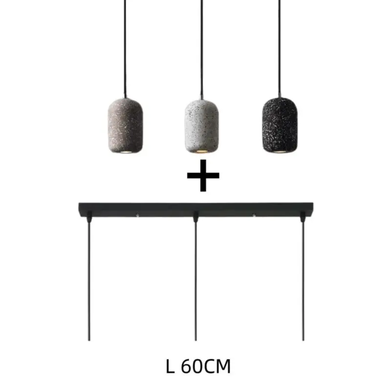 Homeko Cement LED Stone Pendant Lamp