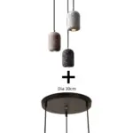 Homeko Cement LED Stone Pendant Lamp