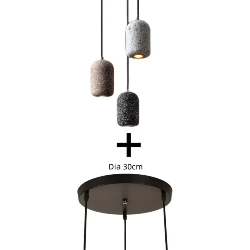 Homeko Cement LED Stone Pendant Lamp