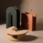 Homeko Ceramic Arch Vases