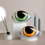 Homeko Ceramic Eye Sculpture