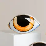 Homeko Ceramic Eye Sculpture