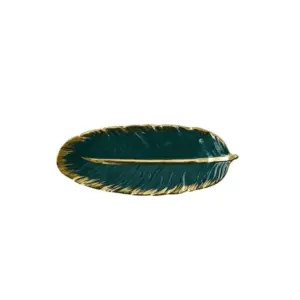 Homeko Ceramic Feather Tray