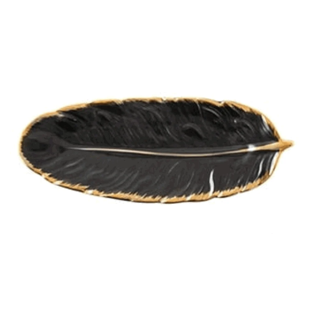 Homeko Ceramic Feather Tray -