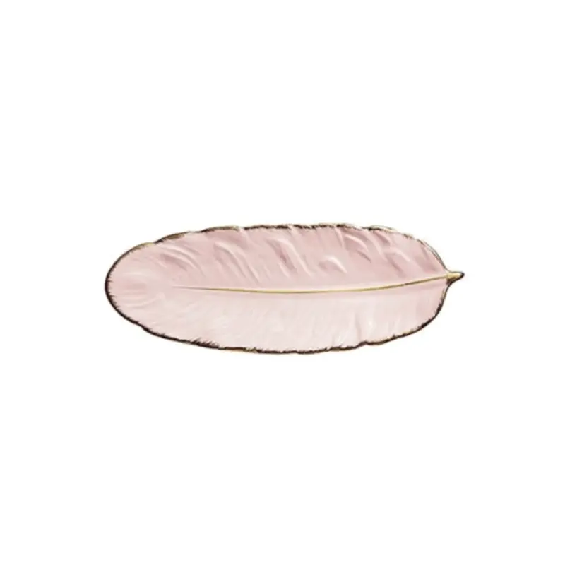 Homeko Ceramic Feather Tray
