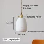Homeko_Ceramic_Lampshade_Pendant_Light_-_-4221390 Homeko Ceramic Lampshade Pendant Light