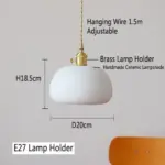 Homeko_Ceramic_Lampshade_Pendant_Light_-_-4221400 Homeko Ceramic Lampshade Pendant Light