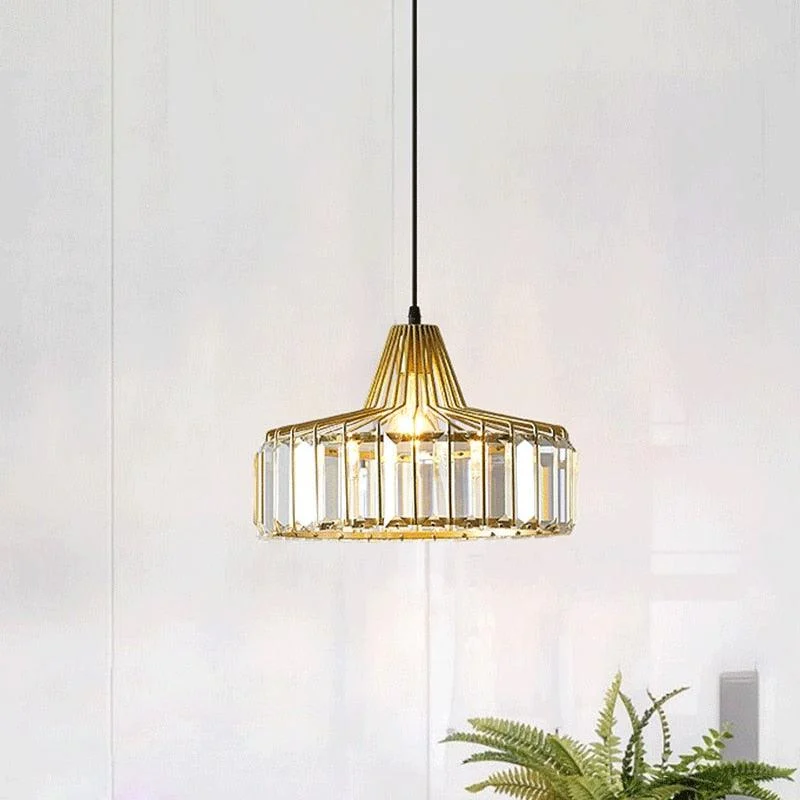 Homeko Circular Crystal Pendant Light -