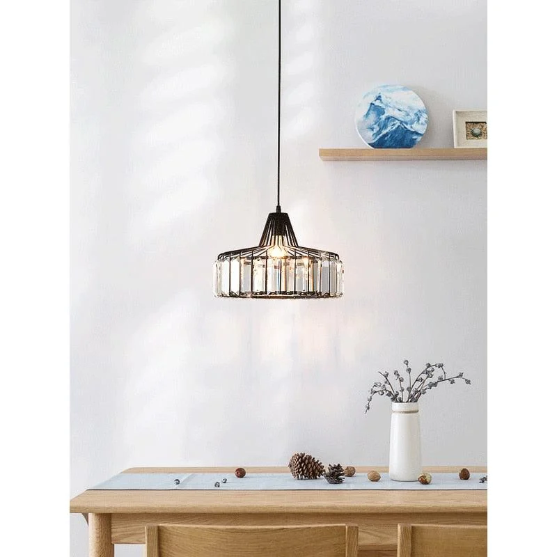 Homeko Circular Crystal Pendant Light -