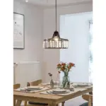 Homeko Circular Crystal Pendant Light