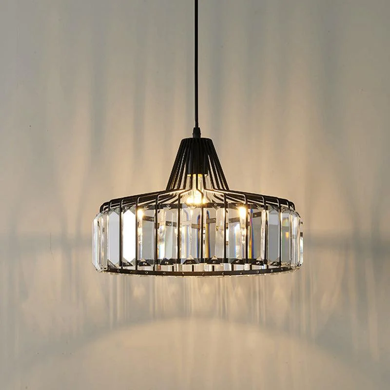 Homeko Circular Crystal Pendant Light -