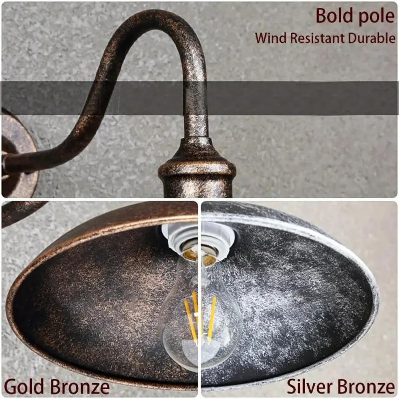 Homeko Classic Waterproof Vintage Wall Lamp tag1