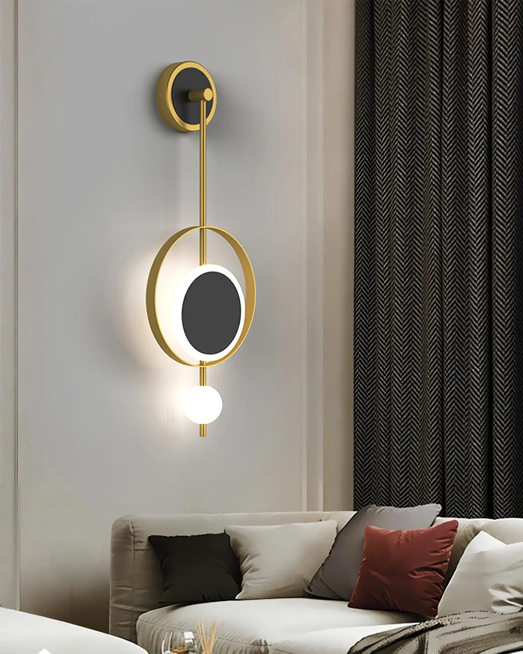 Homeko Clock Wall Lamp -