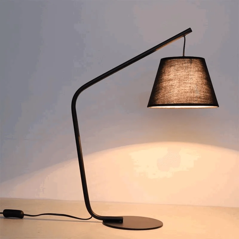 Homeko Cloth Cover Metal Table Light -