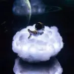 Homeko Cloud Astronaut Lamp