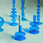 Homeko_Coastal_Blue_Glass_Taper_Candle_Holders_Vases_-_-4223055 Homeko Coastal Blue Glass Taper Candle Holders Vases