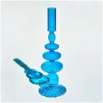 Homeko_Coastal_Blue_Glass_Taper_Candle_Holders_Vases_-_-4223088 Homeko Coastal Blue Glass Taper Candle Holders Vases