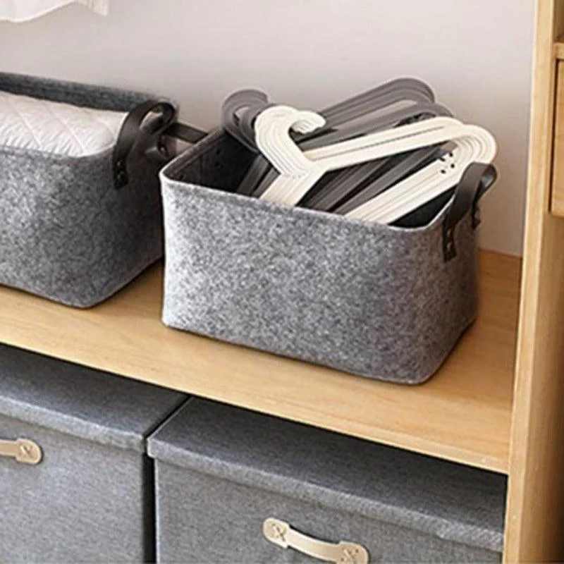 Homeko Collapsible Felt Storage Basket -