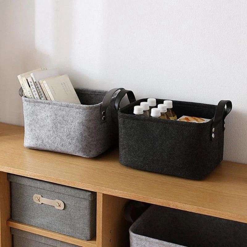 Homeko Collapsible Felt Storage Basket -