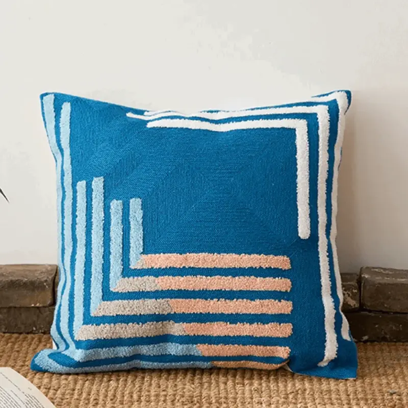 Homeko Color Block Abstract Pillow Cover