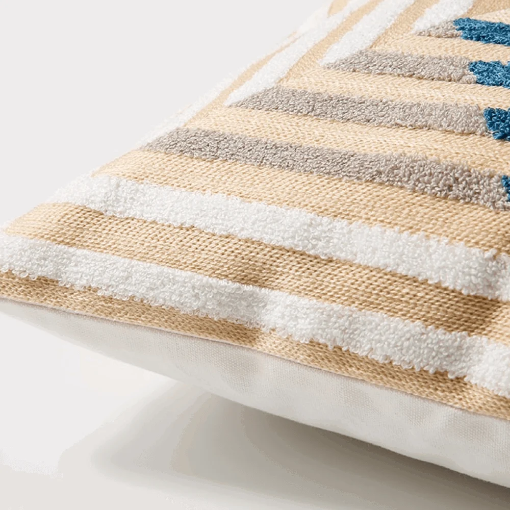 Homeko Color Block Abstract Pillow Cover -