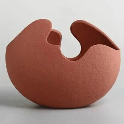 Homeko Color Cracked Egg Vases -