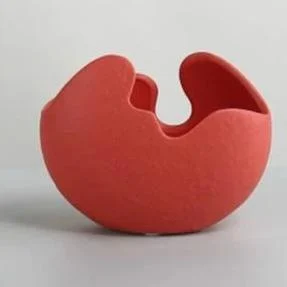 Homeko Color Cracked Egg Vases -