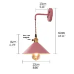 Homeko_Colored_Metal_Wall_Light_-_-4223453 Homeko Colored Metal Wall Light