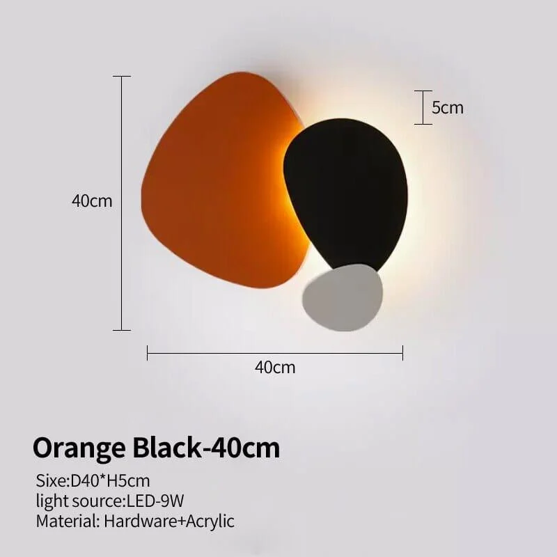 Homeko Colorful Personality Art LED Wall Light -