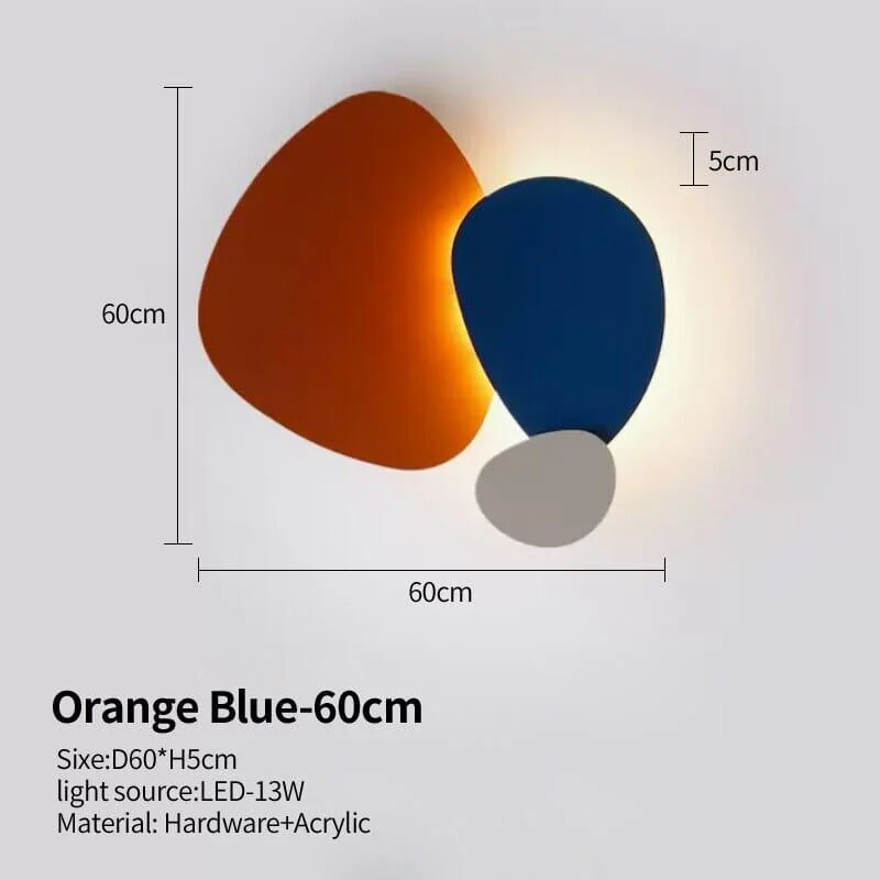 Homeko Colorful Personality Art LED Wall Light -