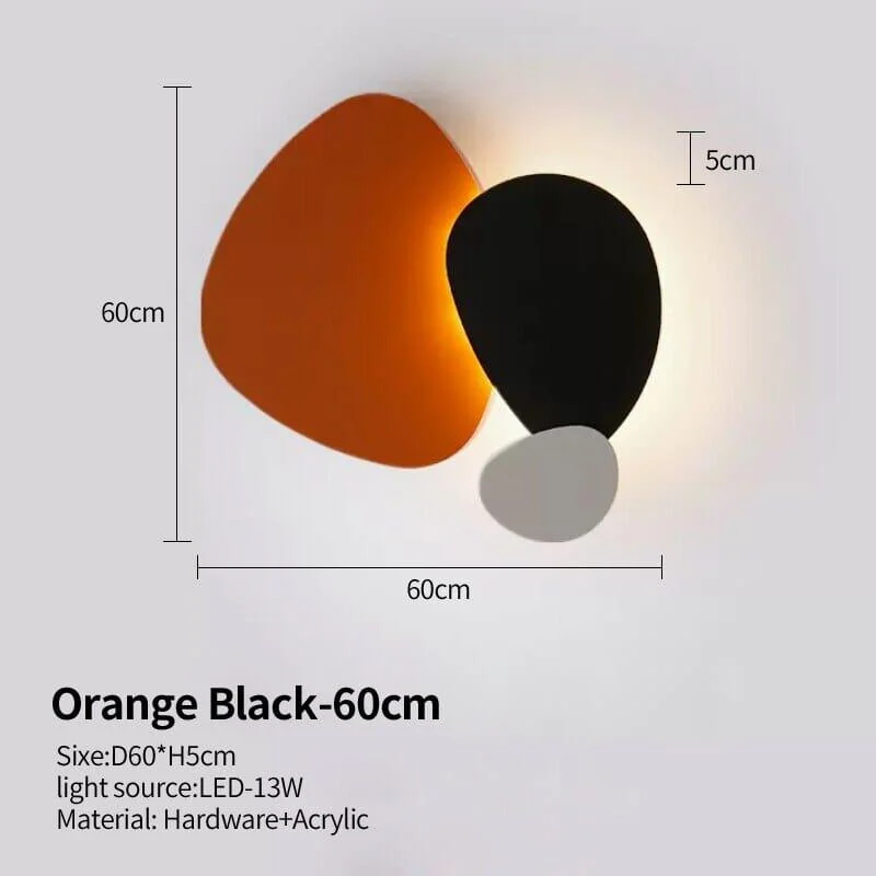 Homeko Colorful Personality Art LED Wall Light -