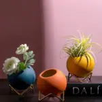Homeko_Colors_Ceramic_Planter_Pots_with_Stand_-_-4223651 Homeko Colors Ceramic Planter Pots with Stand