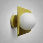 Homeko Colors Globe Wall Light