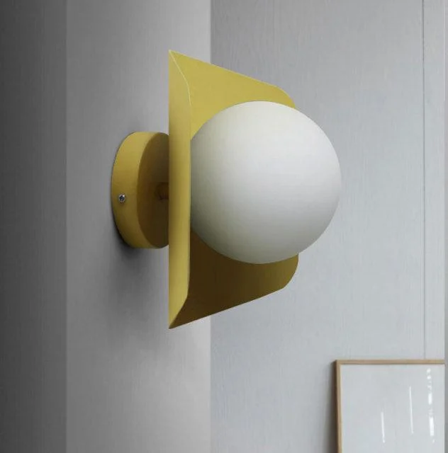 Homeko Colors Globe Wall Light -