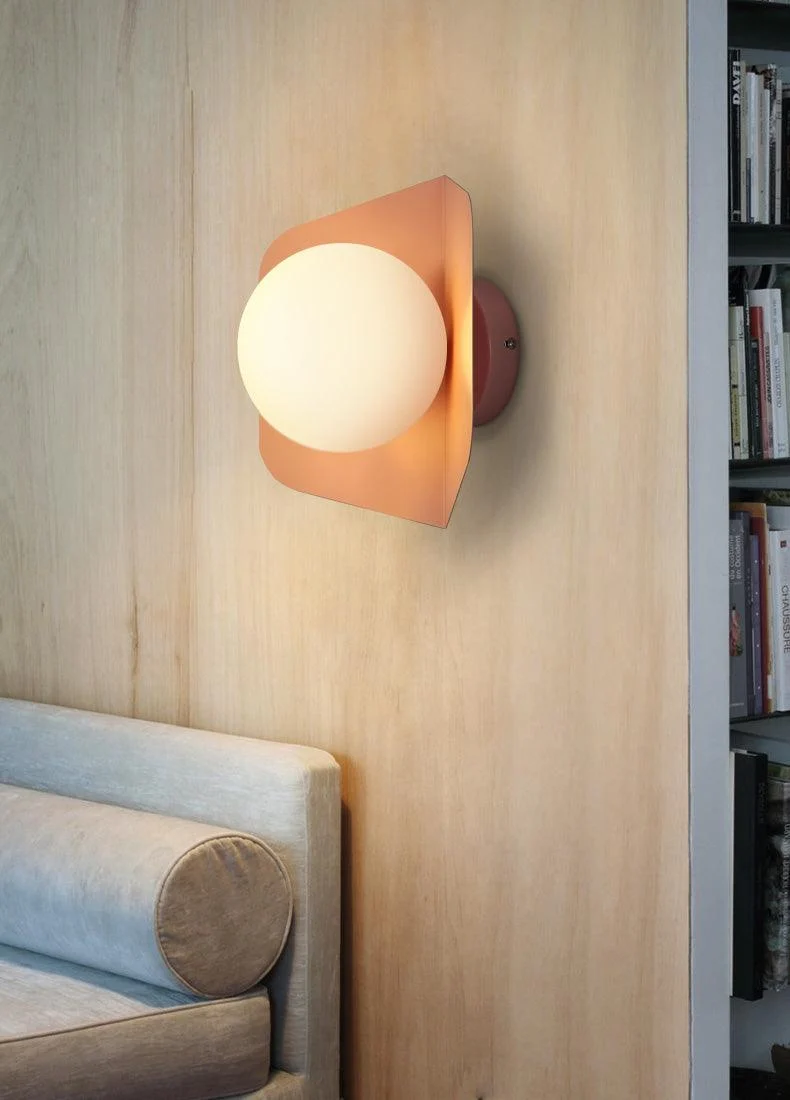 Homeko Colors Globe Wall Light -