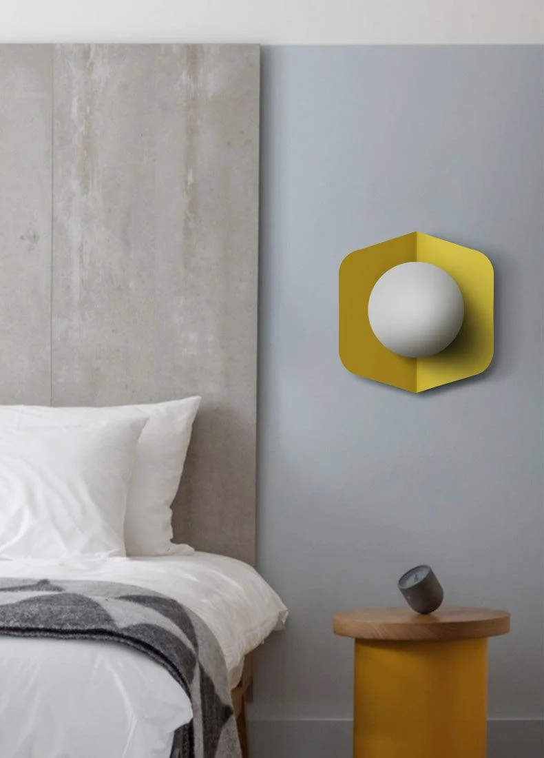 Homeko Colors Globe Wall Light -