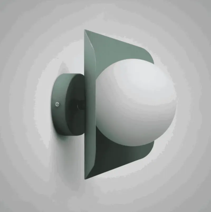 Homeko Colors Globe Wall Light
