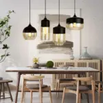 Homeko Combination Metal Glass Pendant Lights