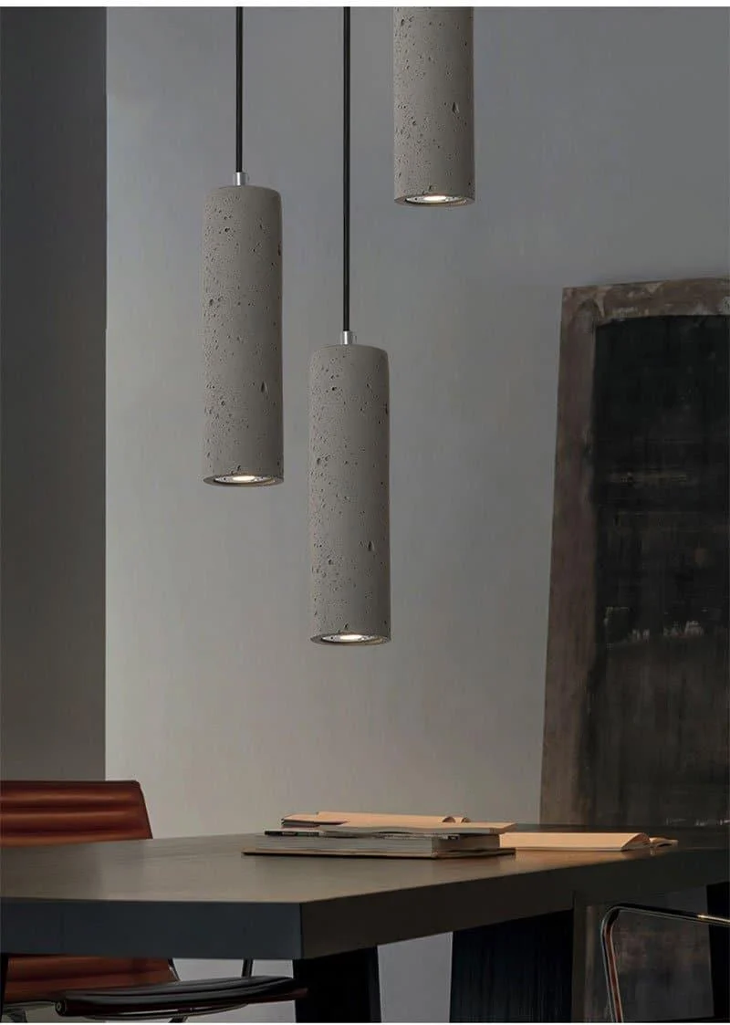 Homeko Concrete Tube Pendant Lamp -