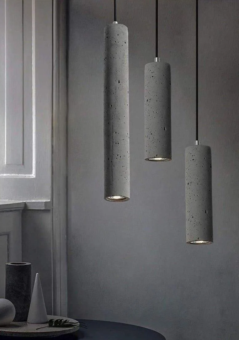 Homeko Concrete Tube Pendant Lamp -