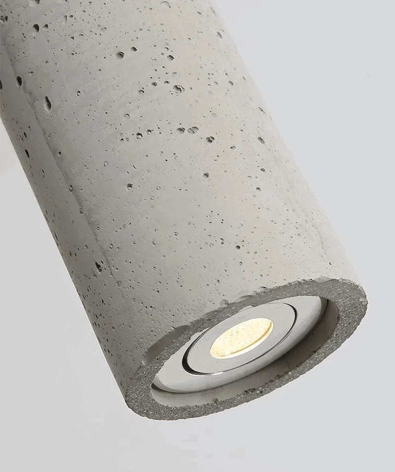 Homeko Concrete Tube Pendant Lamp -