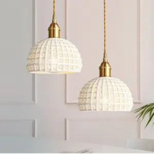 Homeko Copper Ceramic Pendant Lamp