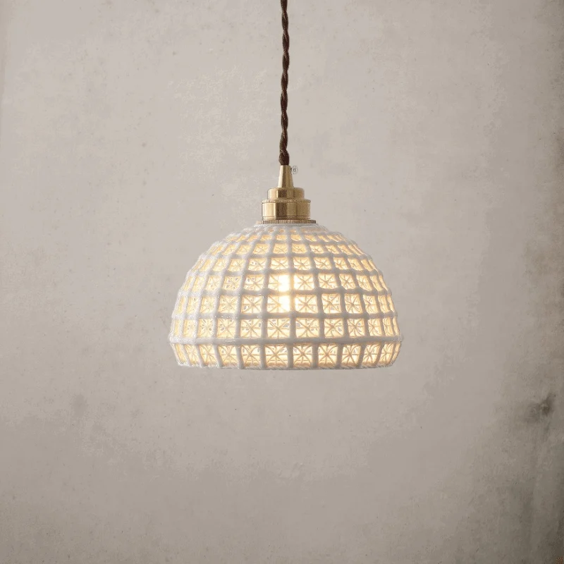 Homeko Copper Ceramic Pendant Lamp -