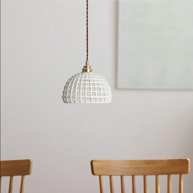 Homeko Copper Ceramic Pendant Lamp -